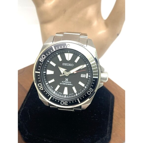 Seiko Men's Watch Samurai Prospex SRPB51 Automatic Diver 200M Black Dial 44mm - Picture 1 of 15